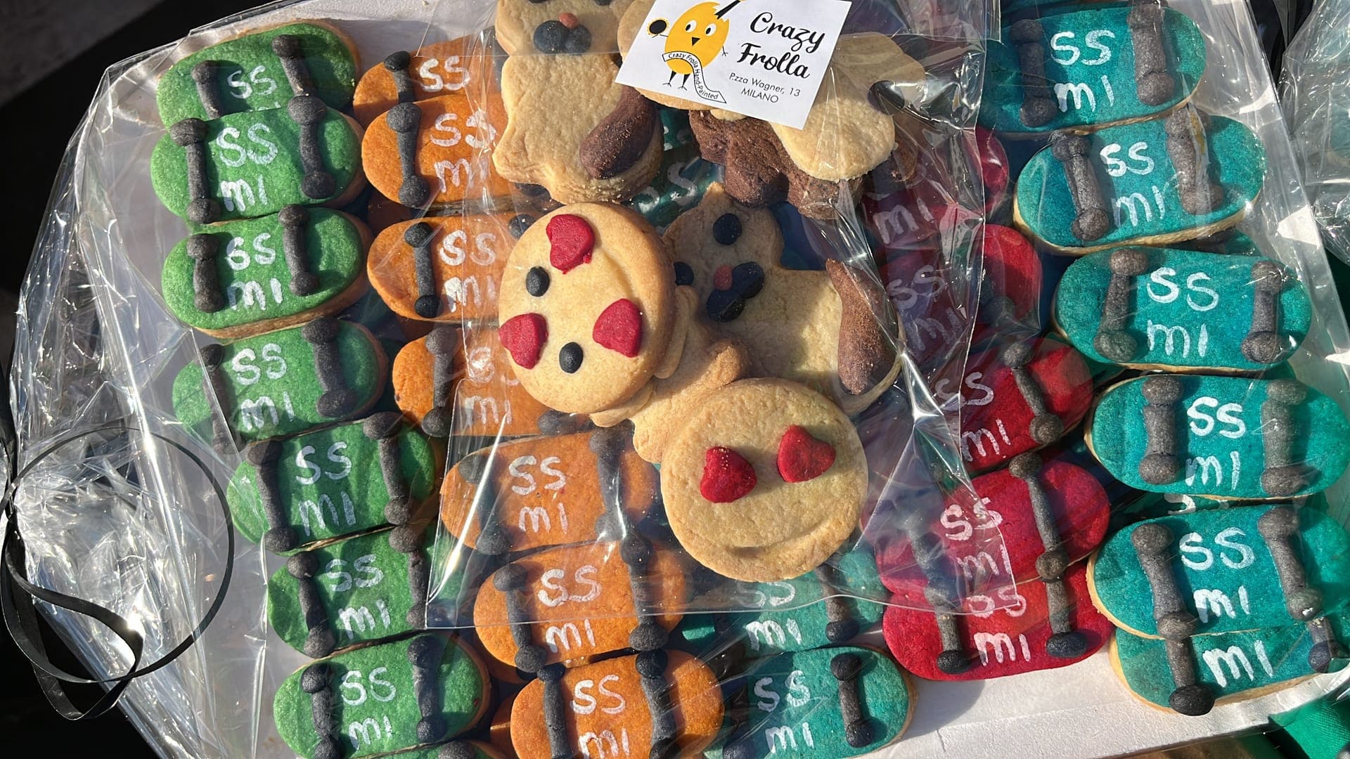 Biscotti SSMI a forma di skate per le feste